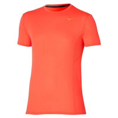 Camisa Mizuno Dryaeroflow Hombre - Naranjas - Chile M307DCFOBQ